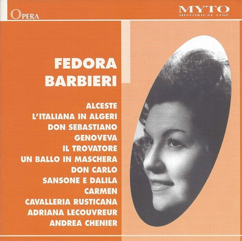 Fedora Barbieri: Recital - COMPACT DISCS