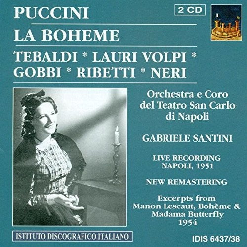 Puccini / Avolanti / Bandioli / Di Stefano: Boheme (La) - COMPACT DISCS