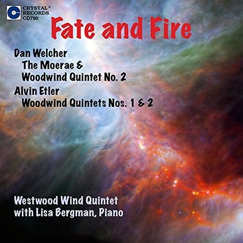 Welcher / Etler / Barcellona / Christ / Nelson: Moerae for Flute Oboe Basson & Piano - COMPACT DISCS