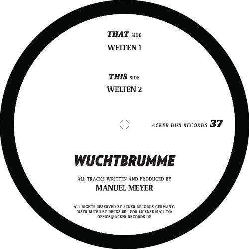 Manuel Meyer: Wuchtbrumme - 12-INCH SINGLE
