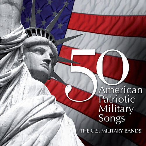 U.S. Military Bands: 50 American Patriotic Military Songs / Various - (VINYL LP)