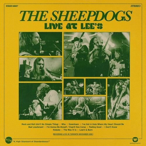 The Sheepdogs: Live At Lees - Translucent Green Colored Vinyl - (VINYL LP)
