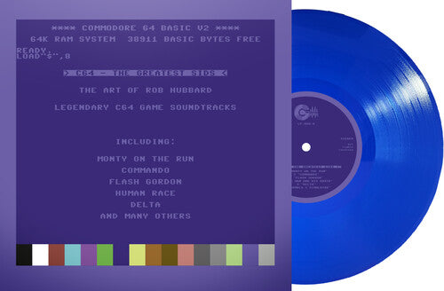 Rob Hubbard: C64 Greatest Sids: The Art Of Rob Hubbard - Limited To 100 Handnumbered Edition (Blue Vinyl) - (VINYL LP)