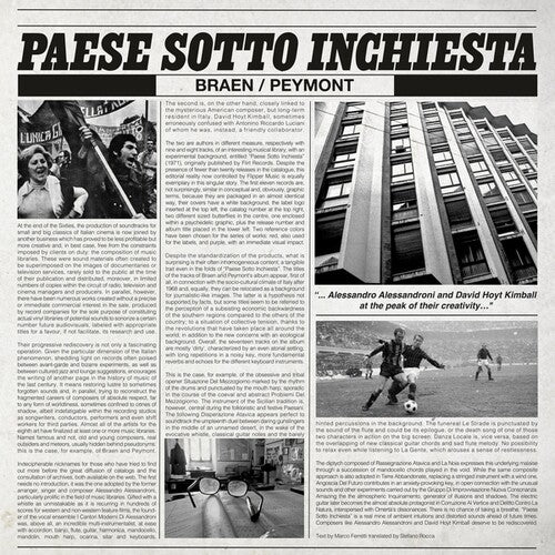Braen / Peymont: Paese Sotto Inchiesta - (VINYL LP)