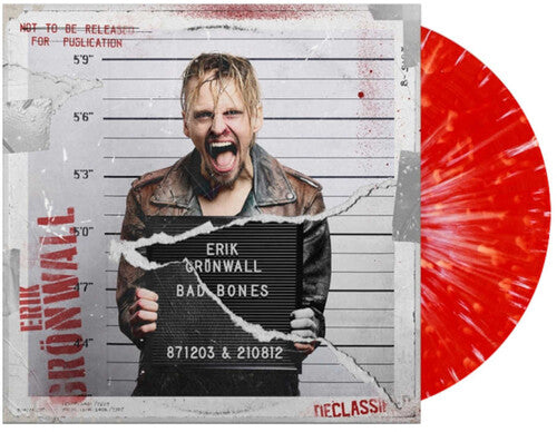 Erik Gronwall: Bad Bones (Red Splatter Vinyl) - VINYL LP
