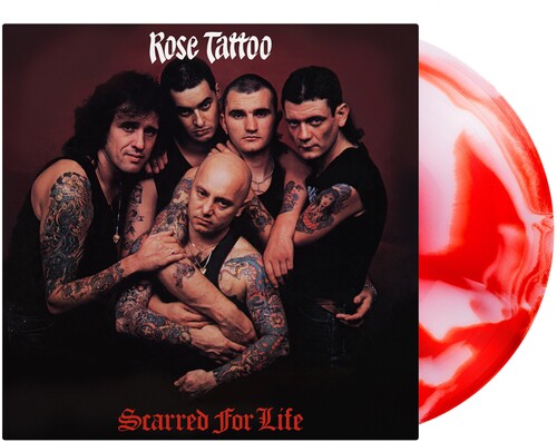 Rose Tattoo: Scarred For Life - Limited 140-Gram Red & White Swirl Colored Vinyl - VINYL LP