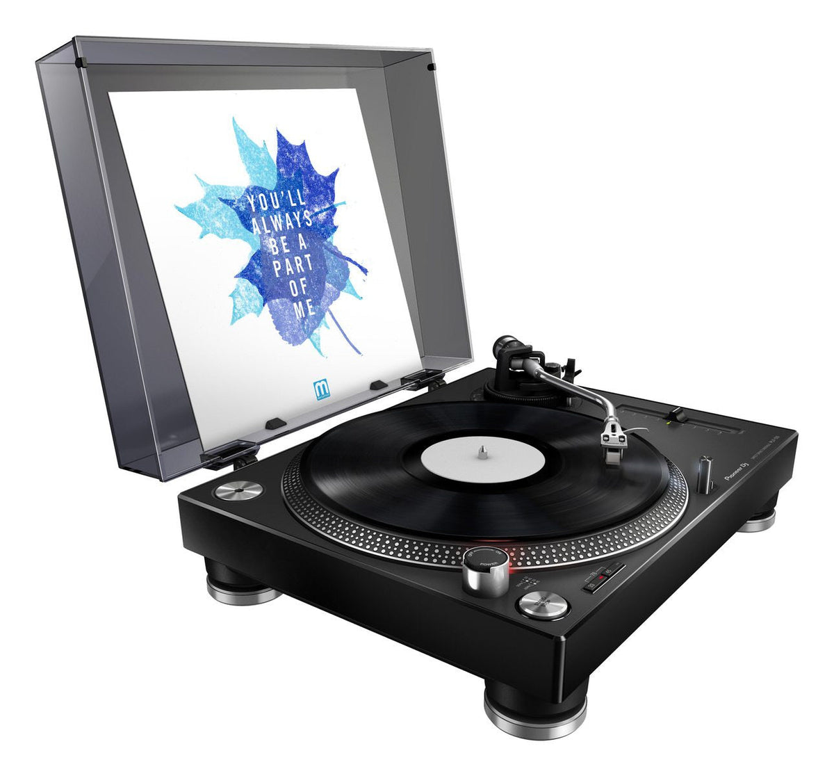 Pioneer DJ: PLX-500 Direct Drive USB Turntable - Black