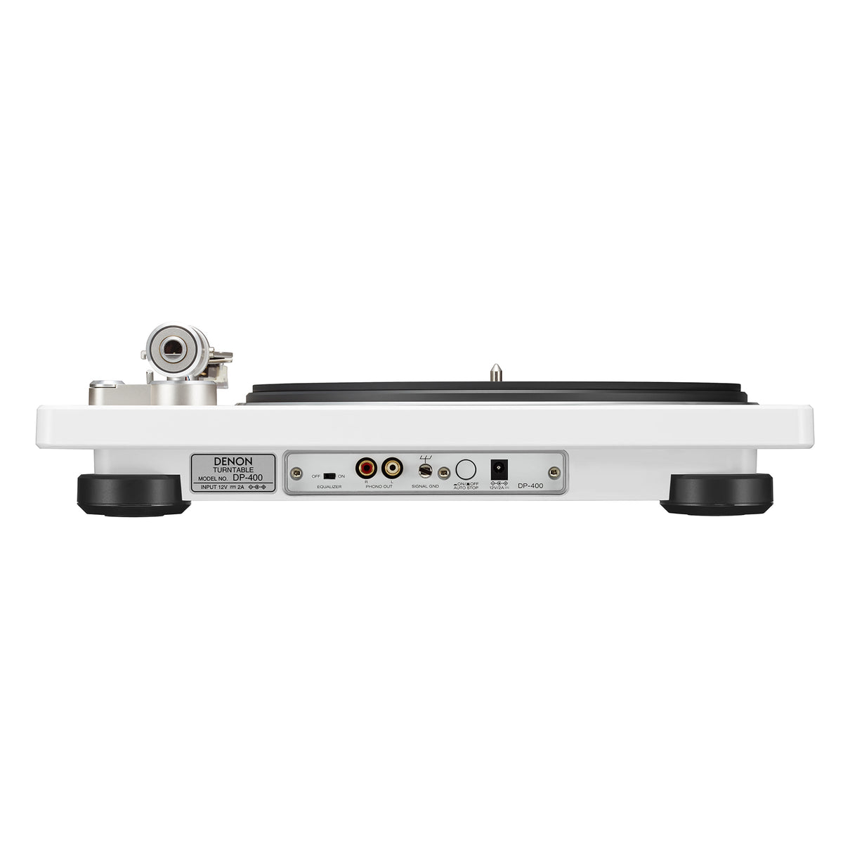 Denon: DP-400 Semi-Automatic Turntable - White