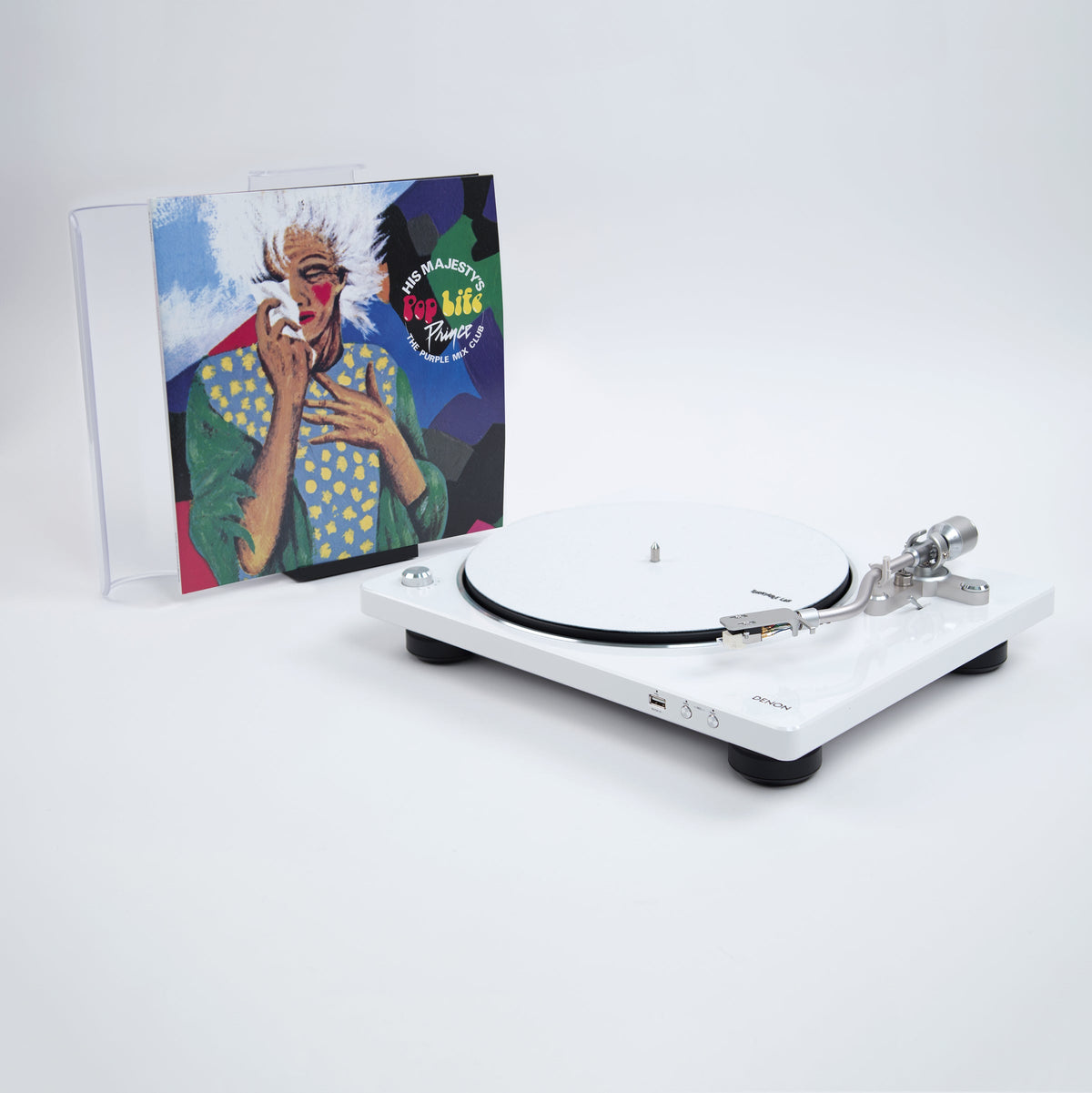 Denon: DP-450USB Turntable - White