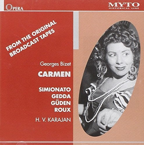 Bizet / Simionato / Gedda / Guden / Roux / Karajan: Carmen - COMPACT DISCS