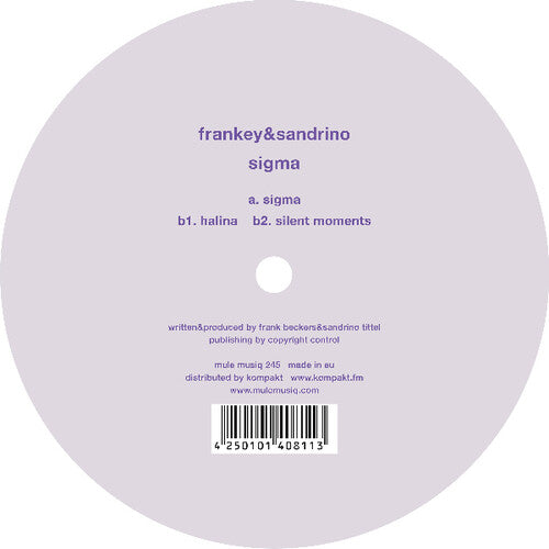Frankey & Sandrino: Sigma - 12-INCH SINGLE