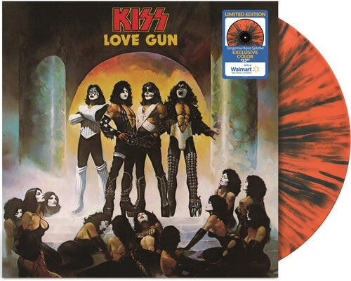 Kiss: Love Gun [Tangerine/Aqua Splatter LP] - (VINYL LP)