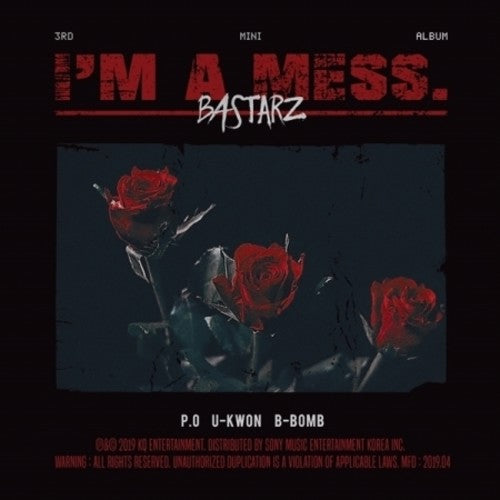 Block B - Bastarz: 3rd Mini Album : I'm A Mess (Incl. 37-page booklet, lyrics paper,sticker & photocard) - COMPACT DISCS
