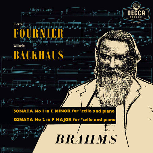 Fournier, Pierre / Backaus, Wilhelm: Brahms Sonatas For Cello & Piano - (VINYL LP)