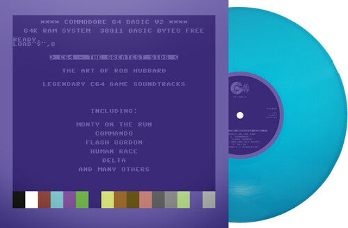Rob Hubbard: C64 Greatest Sids: The Art Of Rob Hubbard - Limited To 100 Handnumbered Edition (Turquoise Vinyl) - (VINYL LP)