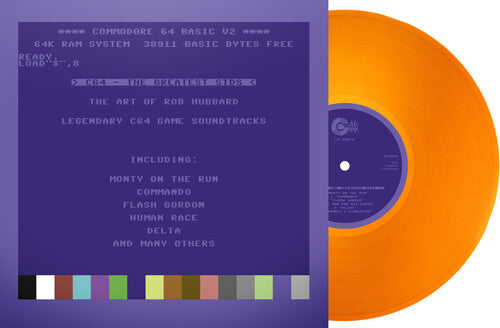 Rob Hubbard: C64 Greatest Sids: The Art Of Rob Hubbard - Limited To 100 Handnumbered Edition (Orange Vinyl) - (VINYL LP)