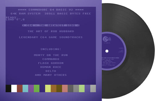 Rob Hubbard: C64 Greatest Sids: The Art Of Rob Hubbard - Limited To 100 Handnumbered Edition (Dark Grey Vinyl) - (VINYL LP)