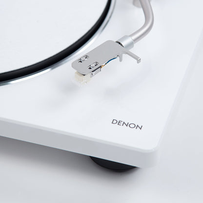Denon: DP-400 Semi-Automatic Turntable - White