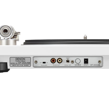 Denon: DP-450USB Turntable - White